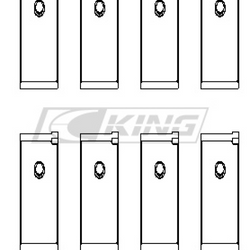 King Conrod Bearing Shell NISSAN SR20DE - CR4136XP STDX