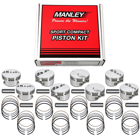 Manley Pistons Set for Chevrolet BBC 4.500 Bore 1.270 CH -20.00cc 696700-8