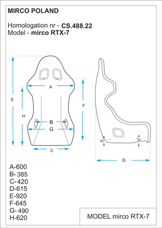 Mirco RTX-7 FIA Seat