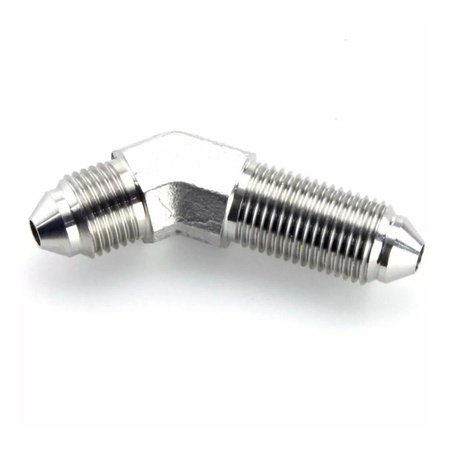 OBP stainless steel bulkhead adapter - 45 degrees