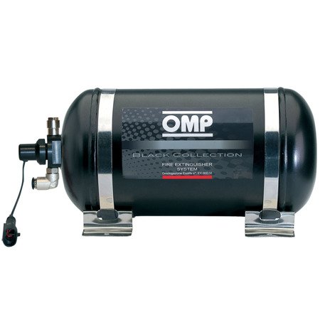 OMP Black Collection fire extinguishing system - steel, electric 4.25L
