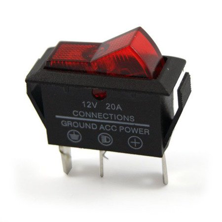 ON / OFF switch with LED 12V 20A