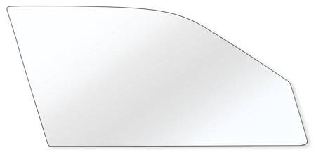 Polycarbonate front door window for Fiat Cinquecento