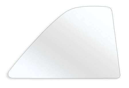 Polycarbonate rear side (trójkąt) window for Mitsubishi Lancer EVO VII