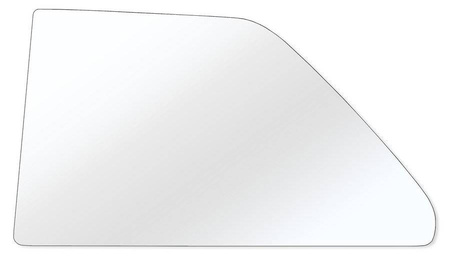 Polycarbonate rear side window for Renault Megane II Hatchback 3D