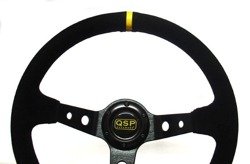 QSP 3 spoke suede handlebar 350mm / 90mm