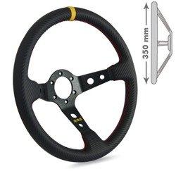 RRS CARBON LOOK 350/90 steering wheel