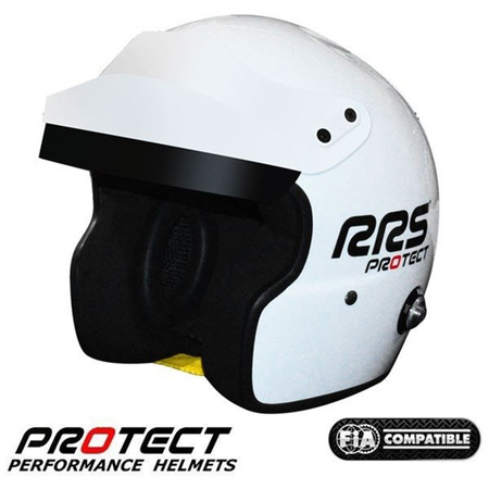 RRS Protec Jet open Helmet - Snell FIA HANS