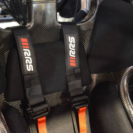 RRS R6 LIGHT EVO seat belts - HANS FIA Ultralight - 6-point 2/2&quot;