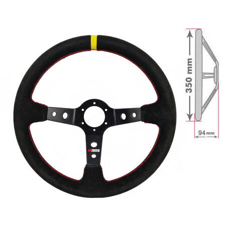 RRS RALLY Suede Steering wheel