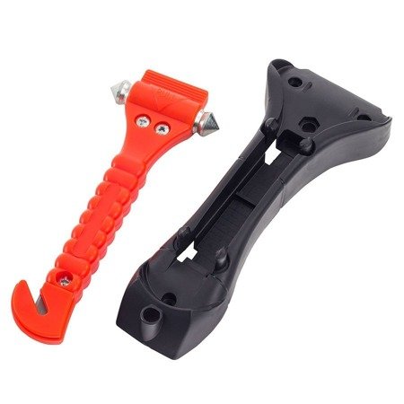 RRS glass hammer and emergency harness cutter