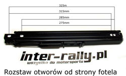 Rails seata universal Sparco ECO