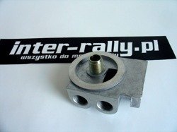 Remote oil filter mounting head