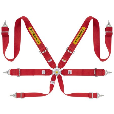 Sabelt Steel Saloon Rally 6-Point Belts 3"