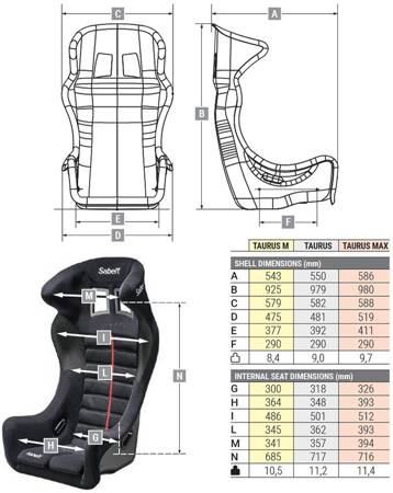 Sabelt TAURUS Car Seat (2029)