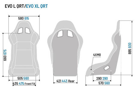 Seat Sparco EVO XL QRT X