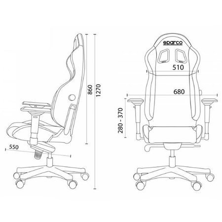 Seat office Sparco Grip