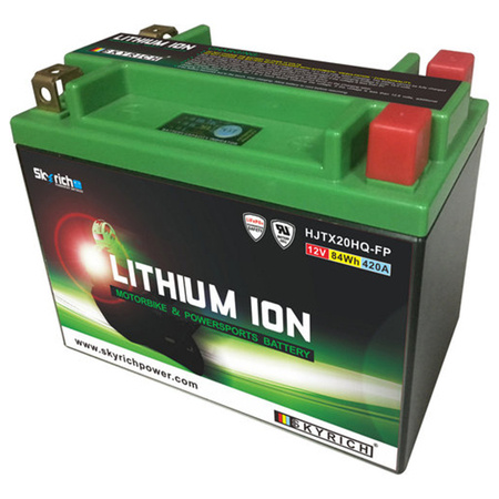Skyrich Lithium Li-ion 12V 30Ah – 1,9kg racing battery