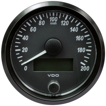 Speedometer 0-200 km/h VDO SingleViu
