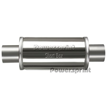 Universal Powersprint Short Box Round Muffler