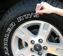 White Tire marker