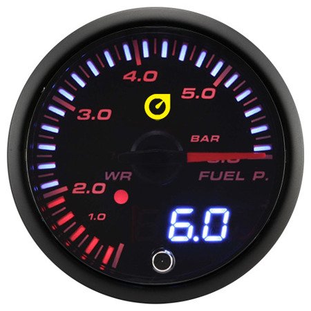 Wskaźnik ciśnienia paliwa Auto Gauge - WARNING LED