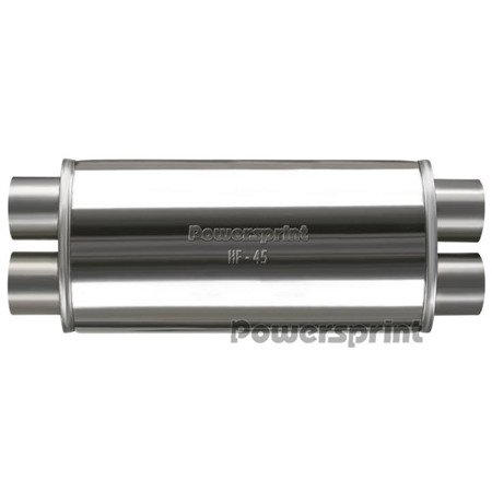 X Powersprint HF-45 universal oval silencer