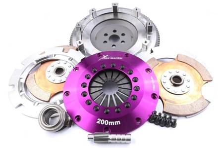 Xtreme Performance Mazda 323 C IV - 200mm Rigid Ceramic Twin Plate Clutch Kit Incl Flywheel 1200Nm