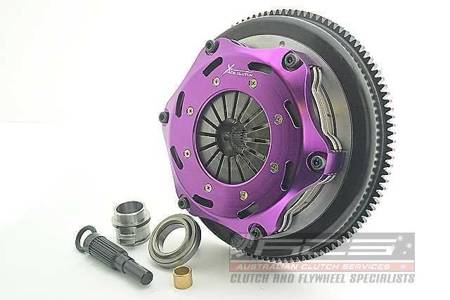 Xtreme Performance Nissan 180SX / Silvia - 184mm Rigid Ceramic Twin Plate Clutch Kit Incl Flywheel 1220Nm