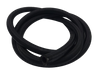 Black rubber braided fuel line OBP