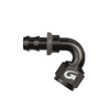 Goodridge black fuel/oil line fitting female 120°