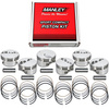 Manley Pistons Set for BMW 3.0L N54B30 84.50mm B 1.252 CH -16.5cc 646005C-6