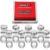 Manley Pistons Set for Chevrolet BBC 4.500 Bore 1.270 CH -3.00cc 696300-8