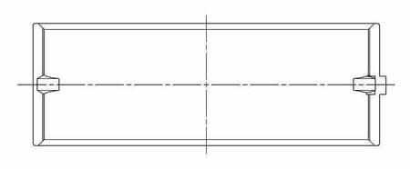 ACL Hauptlagerschale Chevy 366/396/402/427/454ci V8 .200'