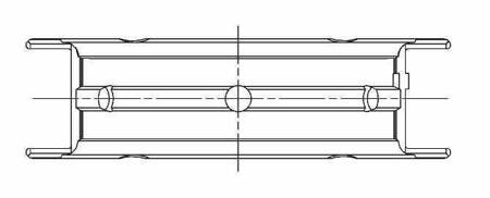 ACL Hauptlagerschale Subaru EJ (thrust in #5) +.005" OD