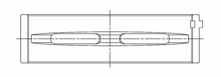 ACL Hauptlagerschale VAG 2.0L TFSI (EA888 Gen 3)  0.25mm