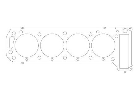 Athena MLS Zylinderkopfdichtung Opel CIH 2.0L/CIH2.4L D.97MM TH1,30mm