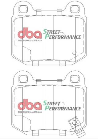 Bremsbeläge hinten DBA Brake Pads Street Performance ECE R90 certified Hawk HB180x.560 - DB1521SP MASERATI Ghibli AM336 Quattroporte AM337 MG ZT-T ZT NISSAN Aust NZ 350Z Skyline R32 V Spec R33 R34 V35 V35 Stagea C34 ROVER 75 SUBARU BRZ Forester Impreza