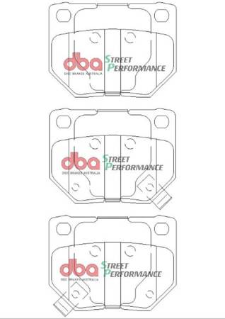 Bremsbeläge hinten DBA Brake Pads Street Performance Hawk HB179x.630 - DB1220SP NISSAN Aust NZ 300ZX GZ32 Z32 Skyline R32 R33 R34 SUBARU Impreza 22B GB270 Prodrive P1