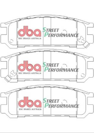 Bremsbeläge hinten DBA Brake Pads Street Performance Hawk HB367x.585 - DB1186SP SUBARU Impreza Sport Legacy BC5 BC7 BD5 BD7 BD9 BF5 BF7 BG5 BG7 BG9 - Not UK Outback SVX