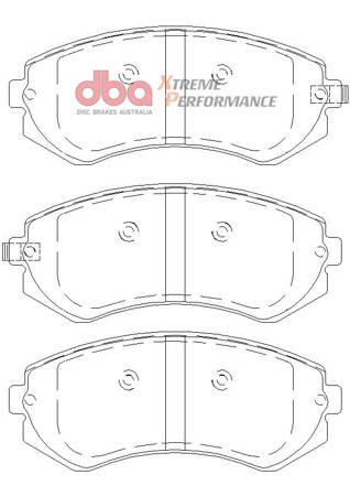 Bremsbeläge hinten DBA Brake Pads Xtreme Performance ECE R90 certified Hawk HB231x.625 - DB1148XP NISSAN Aust NZ 180SX Silvia S14 Skyline R32 Patrol Y61