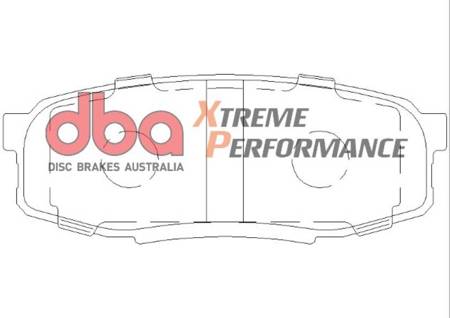 Bremsbeläge hinten DBA Brake Pads Xtreme Performance ECE R90 certified Hawk HB590x.682 - DB1857XP LEXUS LX450 LX570 TOYOTA Landcruiser 200 series Sequoia