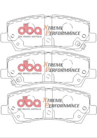 Bremsbeläge hinten DBA Brake Pads Xtreme Performance Hawk HB774x.650 - DB9022XP FORD Mustang 6th Generation