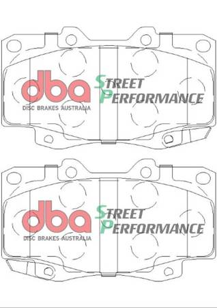 Bremsbeläge vorne DBA Brake Pads Street Performance Hawk HB316x.670 - DB1739SP TOYOTA Aust NZ Malaysia and Philippines Fortuner Hi-Lux Double Cab KUN25 Extra Single AHT KUN26 MRO