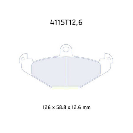 Bremsbelagsatz Carbone Lorraine RC6E - Lotus Elise (95-)