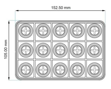 CAN Ecumaster Tastatur – 15 RGB-Tasten