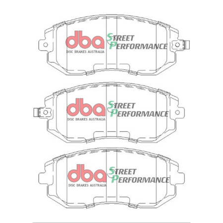 DBA Street Series Bremsscheibensatz vorne – T2 – DBA650S + DBA Bremsbeläge Street Performance ECE R90 zertifiziert (Hawk HB432x.661) + HEL geflochtene Bremsleitungen Subaru TOYOTA