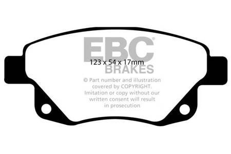 DP1918 - Ein Satz Bremsbeläge serie ULTIMAX2 EBC Brakes