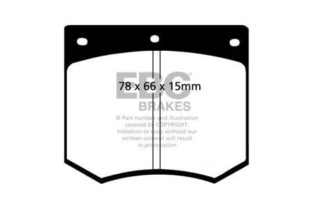 DP291 - Ein Satz Bremsbeläge serie ULTIMAX2 EBC Brakes