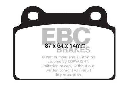 DP31985C - Ein Satz Bremsbeläge serie REDSTUFF EBC Brakes